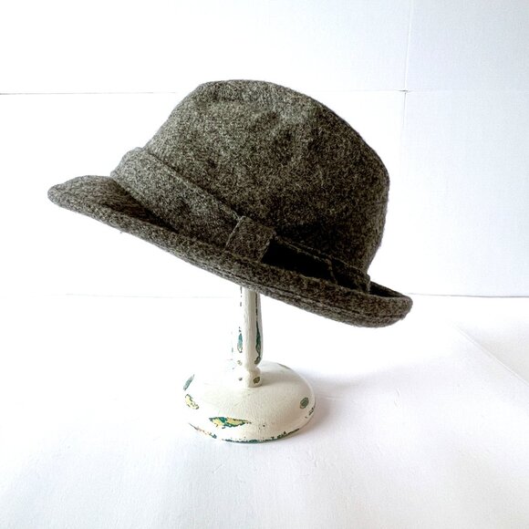 Dobbs Fifth Avenue 100% Wool Hat Vintage, Gray, Size 7 1/8, Great Look! - Picture 8 of 16